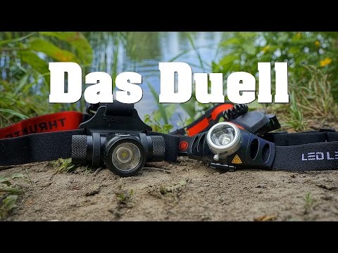Stirnlampen Duell ThruNite TH10 vs LED Lenser H7