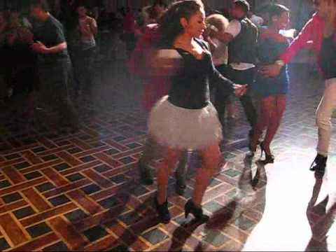 Juan Matos Social dancing with  Karem Ruiz at the 1st Big Apple Salsa Festival