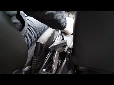 how to fit corsa c handbrake cable