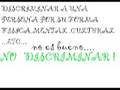 No discriminar