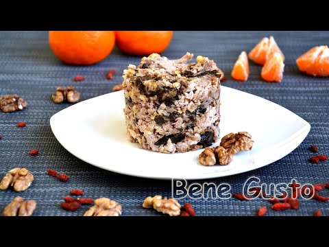 Мясной салат с орехами и черносливом | Простой рецепт салата с отварным мясом