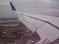 Continental Boeing 757 landing - Newark, NJ