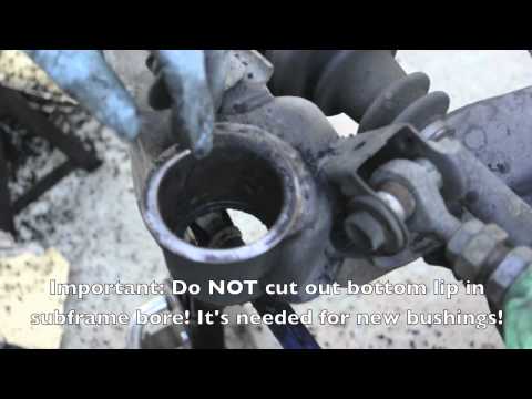 how to fit offset bushings