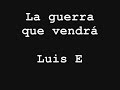 la guerra que vendrá Luis Eduardo Aute 1989 segundos fuera
