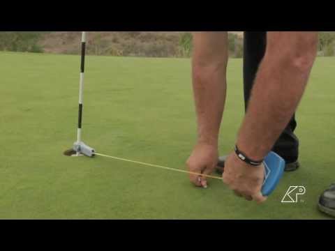 Putting lag drill using the KP golf tape