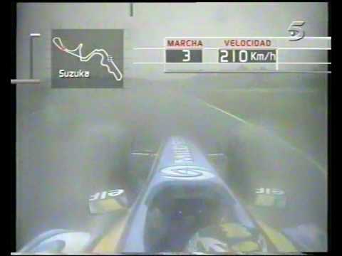 formula 1 2005 japanese grand prix suzuka fernando alonso onboard wet