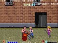 double dragon arcade from start to finish and ending credits. double dragon and final fight were the kind of games that even after you've finished it, you would finish it again 50 times over and still not get bored. try doing that with games this day in age. double dragon is especially fun when you play it with a friend and end up killing each other at the end for the heart of the girl.