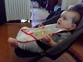Ella laughing at Fifi & The Flower Tots on TV
