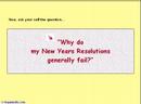 How To Set 2007 New Years Resolutions