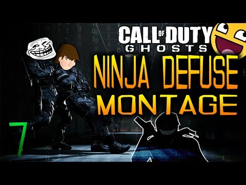 NINJA EN STREAMING! CALL OF DUTY: GHOSTS! NINJA DEFUSE MONTAGE - BUSCAR Y DESTRUIR/BUSCAR Y RESCATAR