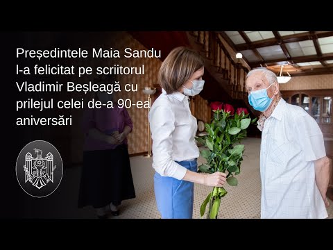 Președintele Maia Sandu a discutat cu scriitorul Vladimir Beșleagă
