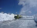 WSDOT snow blower in action