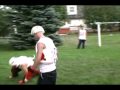 Backyard Tae Kwan Do sparring