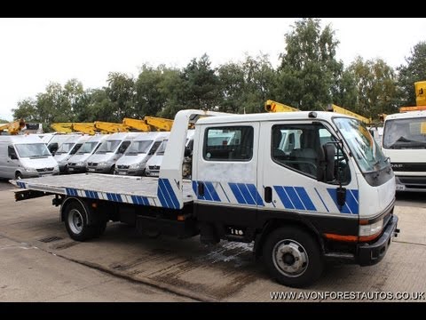 2003 Mitsubishi Canter Recovery Truck Tilt & Slide Body For Spares / Repair
