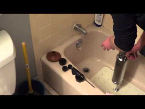 how to unclog slow bathtub drain