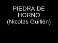 piedra de horno (Nicolás Guillén)