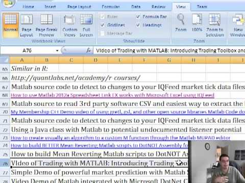 Automated trading system development