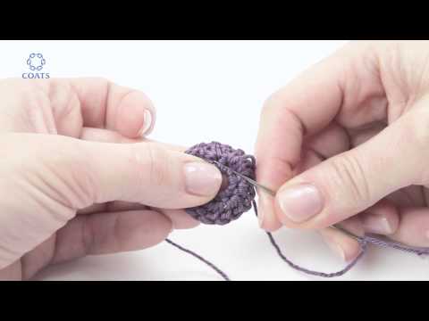 how to fasten off crochet project