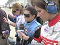 Is Danica Patrick threatening Ryan Briscoe?