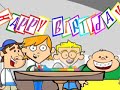 http://www.timhawkins.net

this party has everything: cake, balloons, streamers, bounce house, leaf blower, giant lego dinosaur, grunge rock, and a pi�ata. you know... the essentials.

animated by timbuktoons:
http://www.timbuktoons.com (store)
http://www.timbuktoons.tv (blog)