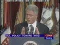Bill Clinton: Clear Evidence of Iraqi WMD Program