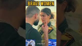 Israeli Military Women Opposes A Palestinian Oppre