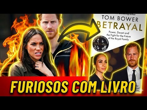 Harry e Meghan Markle REVOLTADOS detonam novo livro: “PERTURBADO”