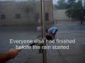 More tire flipping - in the rain