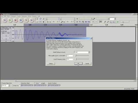 how to isolate drums audacity