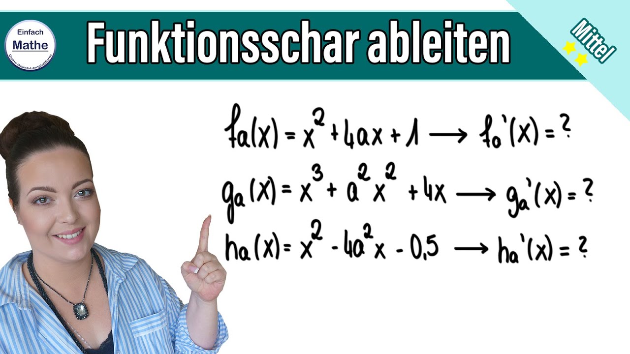 Ableitung einer Funktionsschar | Schar ableiten