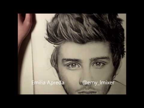 how to draw zayn malik