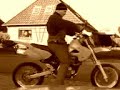 klx 650r Supermoto mit FMF-Endtopf
