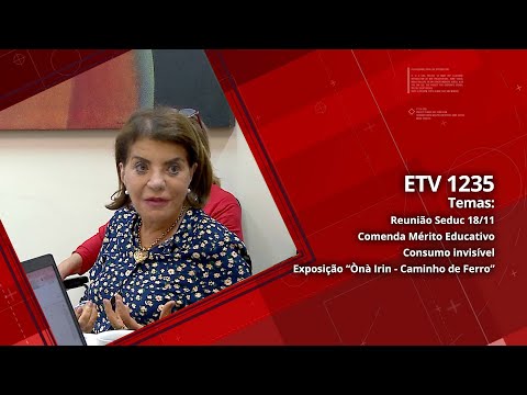 Reunião Seduc 18/11 | Comenda Mérito Educativo | Consumo invisível | Exposição “Ònà Irin - Caminho de Ferro”
