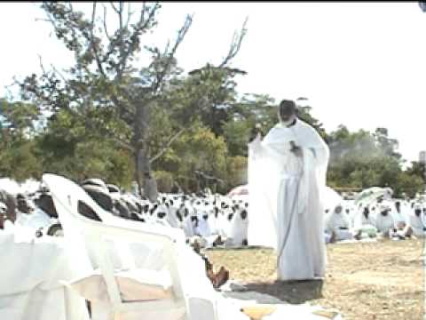 paul mwazha - The African Apostolic Church at Mapembe in 2007, holy communion convocation. The Teaching, persuades the people to pay reverence to the Almighty God and subm...
