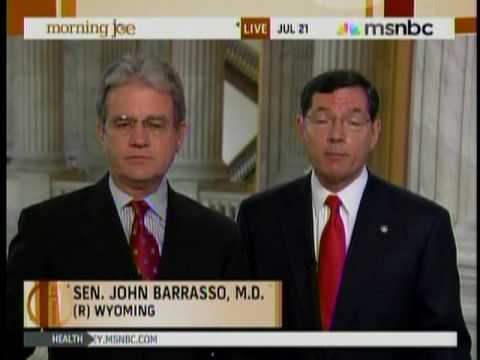 MNSBC - Senator Barrasso and Senator Coburn (the only two Medical Doctors in the Senate) talk about health care and their new show