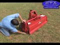 How to - Rotary Tiller for 3point Hitch, PTO Drive