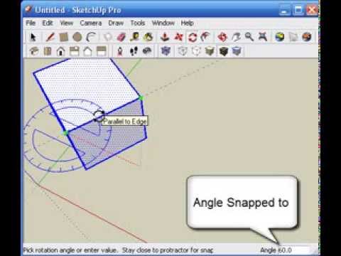 how to snap in sketchup