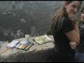 Watercolor painting at Gourdon Watercolor painting at Gourdon