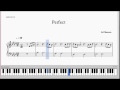 Ed Sheeran - Perfect - Piano Arrangement - Free Sh