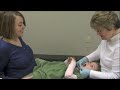 Varnish Application for Small Child