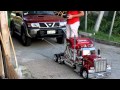 TruckModel Peterbilt 359 RC 1:4 Nissan Patrol vs. Peterbilt.mp4