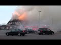 Großfeuer Seevetal Maschen - Reetdachhaus Penz Aldi 01.12.2011