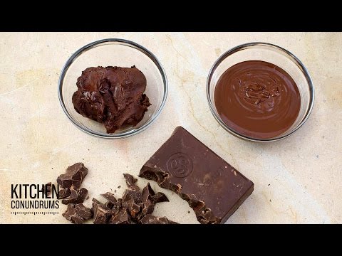 how to properly melt chocolate