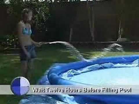 how to patch a pool full of water
