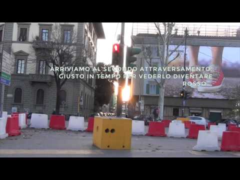 Tramvia, attraversare viale Strozzi - Video Sel