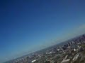 RC plane aerial video of Detroit River and Ambassador Bridge