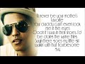 Bruno Mars – It Will Rain