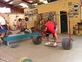 Deadlift 500x5 on 2.5\" platform