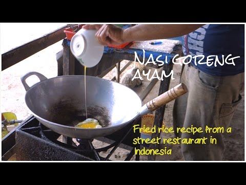 Nasi goreng ayam - Smažená rýže s kuřecím masem aka Lombok