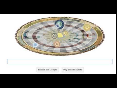 Doodle en honor a Nicolás Copérnico